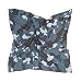 Écharpe carrée, motif camouflage militaire (33) pour femme avec 10 broches