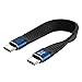 Price comparison product image mytysun USB C to USB C Cable Short, USB 3.2 Gen 2 Fast Charge Cable, Support 5A/100W Quick Charge, 10Gbps Data Transfer, 4K@60Hz Video Output, Thunderbolt 3 Compatible for MacBook Pro, iPad Pro