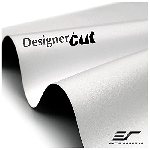 Elite Screens Designer Cut 135' Diag. 16:9, 8K 4K Ultra HD Matte White DIY Raw Projector Screen...