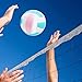 FytStycale Size 5 Volleyball for Indoor and Outdoor Use with Pump for Kids and Adults, Pink Green White
