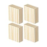 SCMYZLYD Rialzi per mobili in Legno massello Naturale, Sollevatore for mobili da 100x100 mm, Piedini for in Legno, sollevatori for Letto, for, for Pesanti, in(20mm)