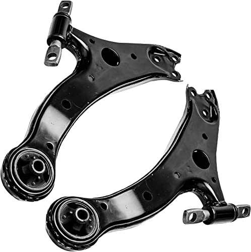 Image of Detroit Axle - AWD Front End Control Arms Kit for 01-03 Toyota Highlander, Struts & Coil Spring Lower Control Arms 2001 2002 2003 Replacement Suspension - 4pc Set