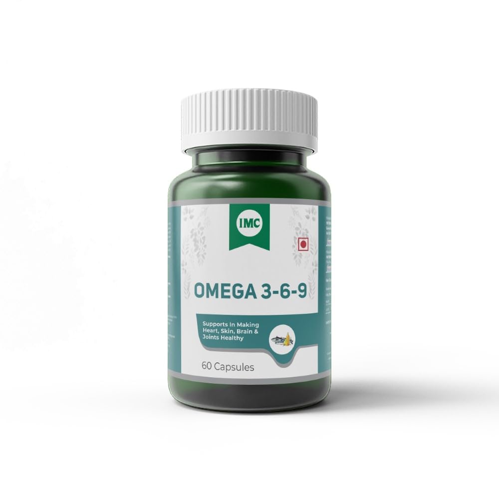 IMC Omega 3-6-9 (Fish Oil Capsules) enriched with Omega fatty acids | Pack of 1 | 60 Tablets | Beneficial for Bones and Joints health (B0CWY1MCBT) Amazon Price History, Amazon Price Tracker