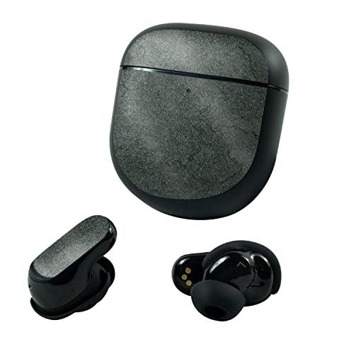 Image of MightySkins Glossy Glitter Skin Compatible with Bose QuietComfort Earbuds II (2022) - Green Stone | Protective, Durable High-Gloss Glitter Finish | Easy to Apply and Change Styles | Made in The USA