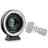 VILTROX Lens Adapter Speed Booster EF-M2 II AF Focal Reducer Booster Adapter 0.71x Compatible with...