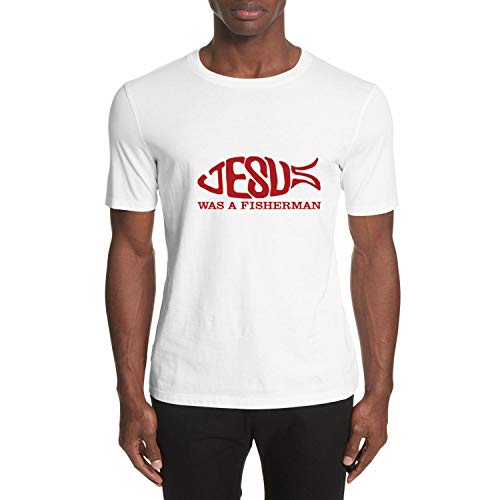 T-shirt pêche au crochet Jésus Blanc S pour vos ateliers