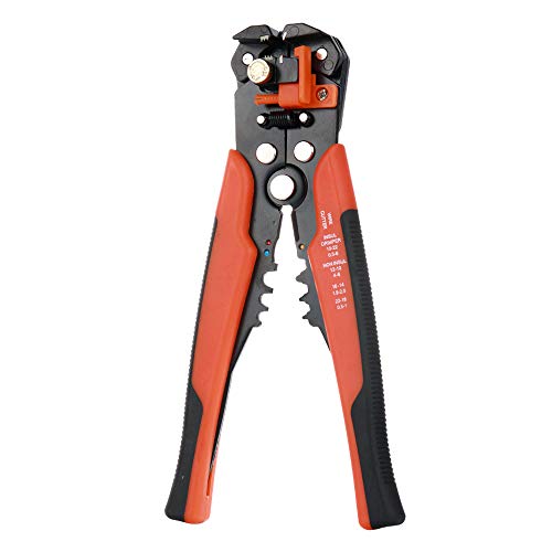 Qudai Kit de terminal de fio elétrico com crimpador 5 em 1 e conectores 400pcs NP