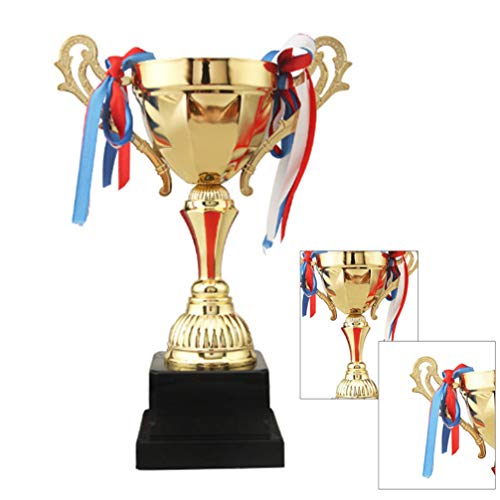 FAVOMOTO Troféu de Liga de Metal Troféu de Troféu de Liga Esportiva Troféu de Liga de Metal Ouro Cop