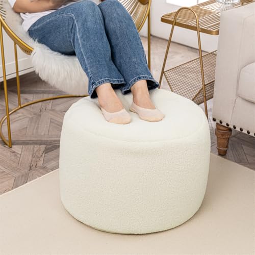 Round-Pouf-Ottoman-20-x-20-x-14Inches-Boho-Poof-Home-Decor-Floor-Pouffe-Ottoman-Foot-Rest-for-Couch-Sofa-Bean-Bag-Ottoman-Chairs-Living-Room-Bedroom-Ivory Round Pouf Ottoman 20 x 20 x 14Inches Boho Poof Home Decor Floor Pouffe Ottoman Foot Rest for Couch Sofa Bean Bag Ottoman Chairs Living Room Bedroom Ivory