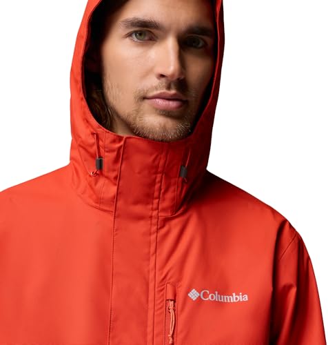 Columbia Herren Hikebound 2 Jacket Wasserdichte Regenjacke Super Sonic/Zing XXL – Ansicht 6