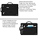 Black Convertible Laptop Bag Messenger 3-in-1 Bag for Surface Pro X 13