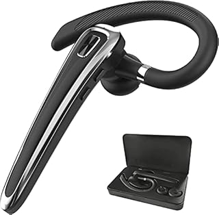 Yamipho Bluetooth Headset, V5.0 Hands-Free Wireless Bluetooth Earpiece 320 Hours Stand-By with Dual Noise Cancelling Mic for iPhone Samsung Android PC Laptop