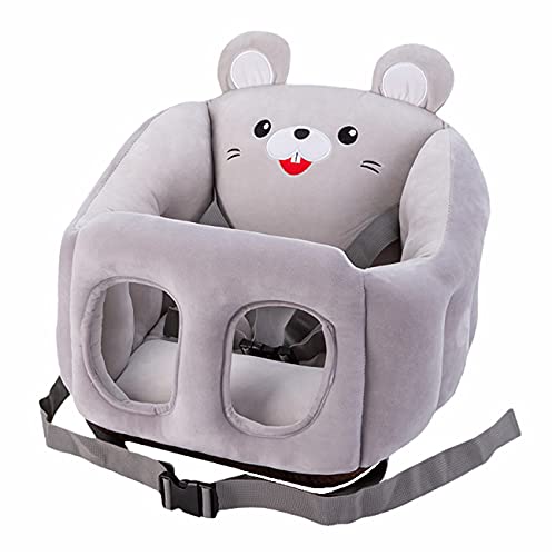 Image of Baby Sofa Support Chair, Soft Plush Cartoon Animals Baby Sitting Chair Learning to Sit Cushion Seats, Comfy Plush Infant Seats (Rat,15.7"x15.7"x12.5")