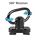 Gogoku 4-Pack Sling Swivel and Adapter for M-Rail Sling Clip Adapter