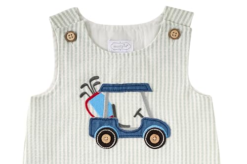 Mud Pie Unisex Baby Baby Boy Golf Cart Jon Jon;3