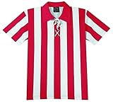 Kragenform: Schnürkragen World of Football Traditionstrikot rot/Weiss rot - XL