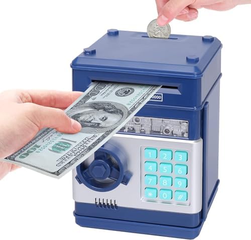 Battery Operated Mini ATM Safe Kids Piggy Saving Electronic Lock Coin Bank Cash Deposit ATM At ₹ 385/piece | Piggy Banks In New Delhi | ID: 2853415570455 - Foto 11