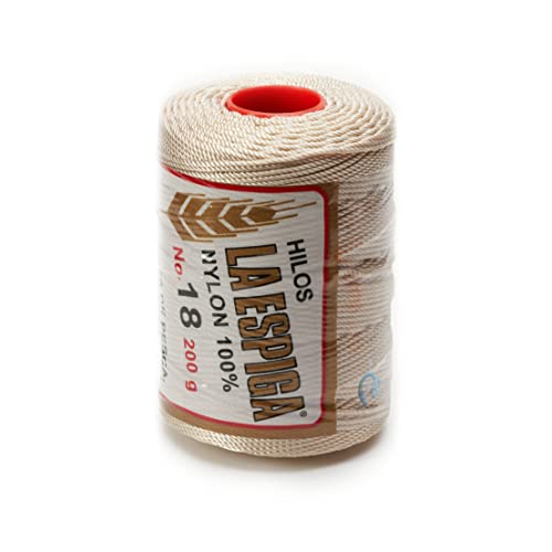 Image of Espiga No.18-100% Nylon Omega String Cord for Knitting and Crochet - 16 Linen