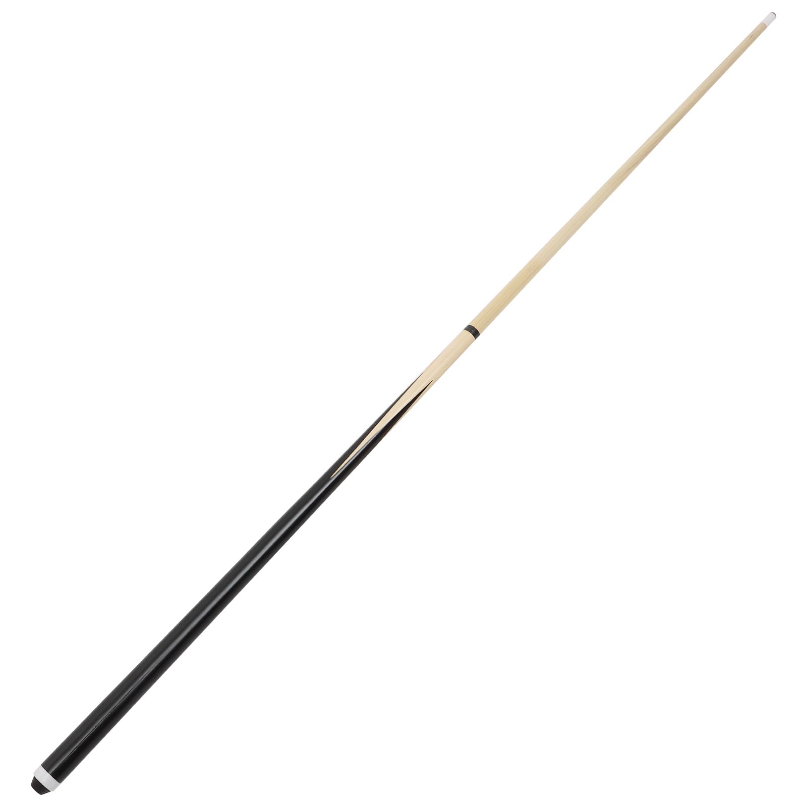 INOOMP 2 Piece Pool Cue Stick 57.09 Inch Billiard Cue with 13Mm Tip Hardwood Snooker for Professional Indoor Outdoor Use