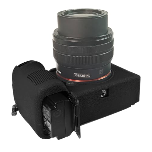 Easy Hood Capa para câmera digital Sony Alpha 7C II A7C II A7CII A7CII A7CR, capa de silicone macio