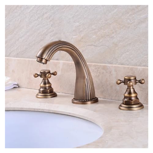 Robinet de cuisine doré en laiton chic pour évier chic