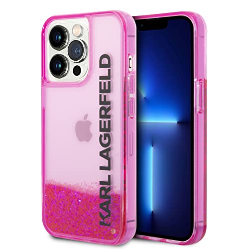 Karl Lagerfeld KLHCP14XLCKVF Coque Rigide pour iPhone 14 Pro Max 6,7" Rose/Rose