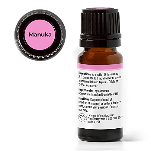Plant Therapy Manuka Essential Oil 10 Ml (1/3 Oz) 100% Pure, Undiluted, Therapeutic Grade #TOP4