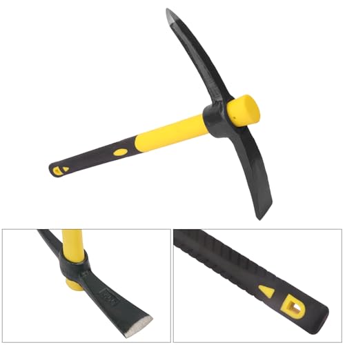 3 Piezas Azadones para Jardín de 15 Pulgadas con Mango de Fibra de Vidrio miniatura 3