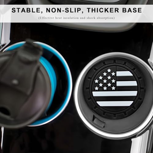 4 Posavasos para Porta Vasos de Carro con Diseño de Bandera Americana miniatura 5