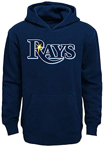 Outerstuff MLB Youth 8-20 Team Color Fleece Wordmark Logo Pullover Sweatshirt Hoodie