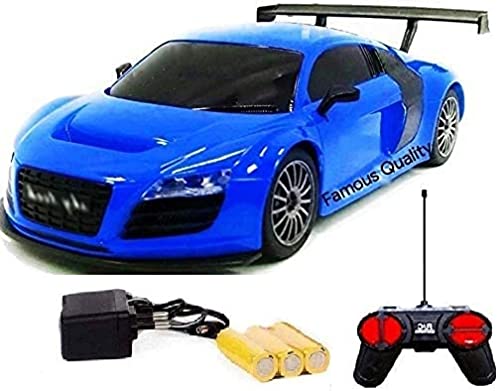 Famous Quality Full Channel 1:24 Remote Control Car, RC Car, Super Racing Car With LED Head Light, Pack of 1, Multi color