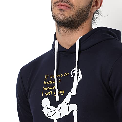 Image of CAHOOT Men's Printed Sweatshirt Regular Fit for Casual Wear | Full Sleeve | Cotton | Stylish Sweatshirt Crafted with Comfort Fit and High Performance for Everyday We