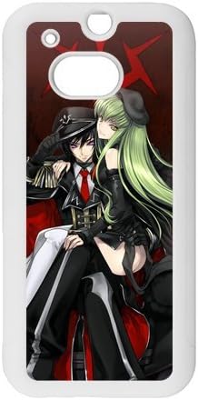 MeowStore Japanese Cartoon Code Geass Lelouch Lamperouge C.C HTC ONE M8 Case Cover Phone Case Shells White