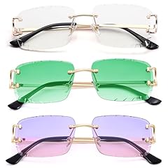 3 Pack - (Purple Pink + Green + Clear)