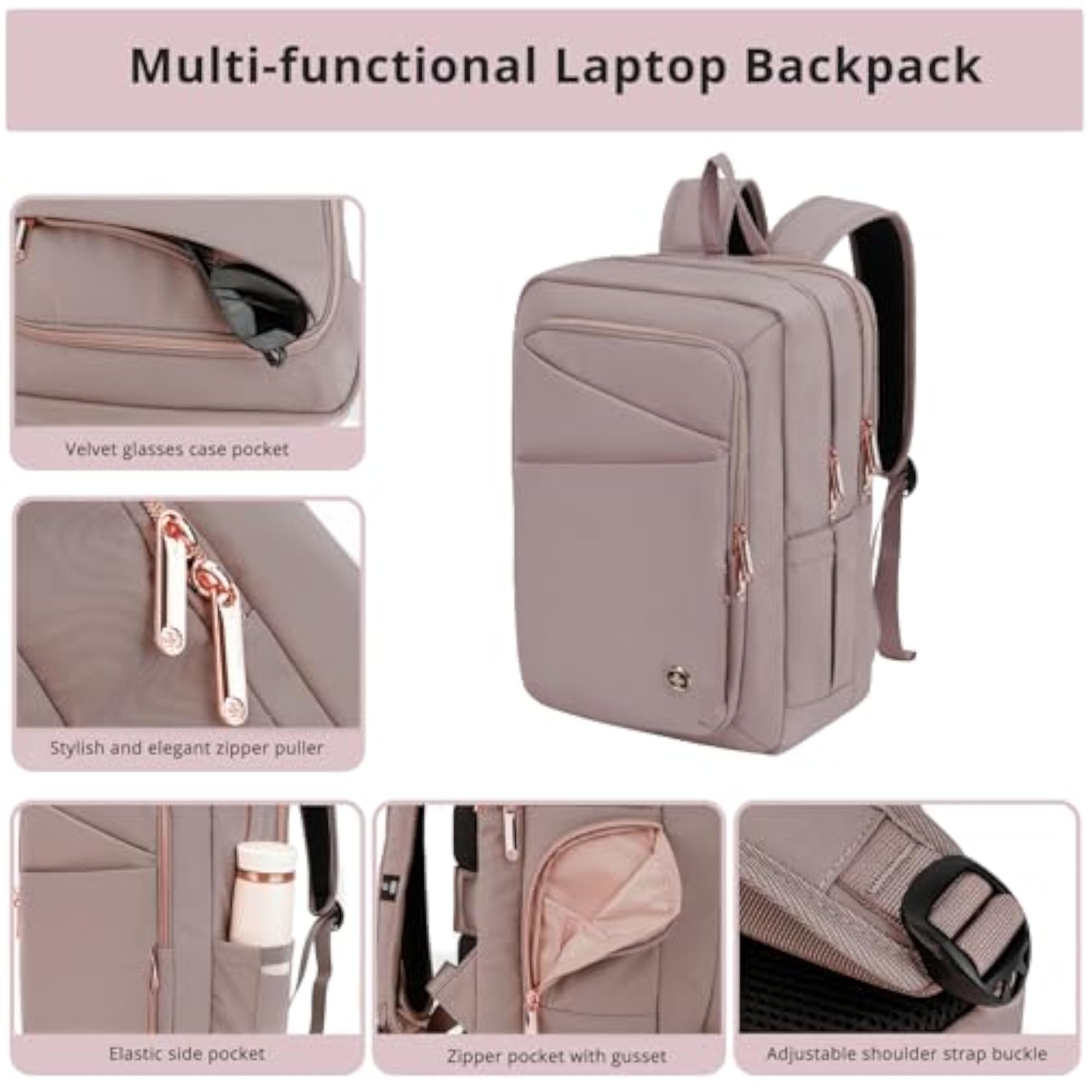 Design Laptop Backpack For Women with USB Charging Port