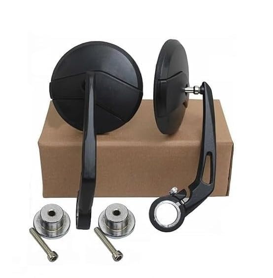 Image of Handle Bar End Mirror For Hunter 350 /Meteor 350 /Classic 350 /Super Meteor 650 /Shotgun 650 /GT 650 /Interceptor 650 /Guerrilla 650, Pair (A-2)