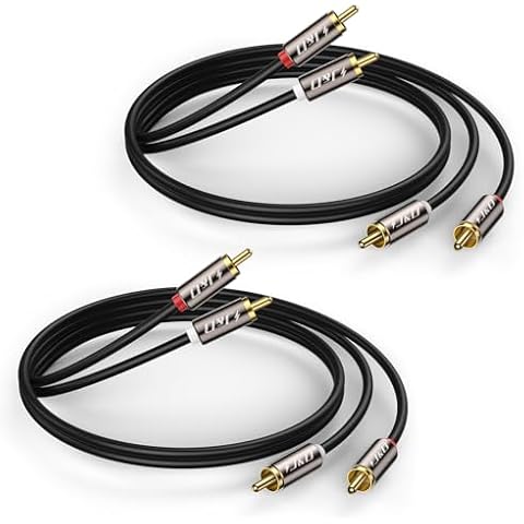 Câble RCA J&D 2 Paquets 4.5m Cover