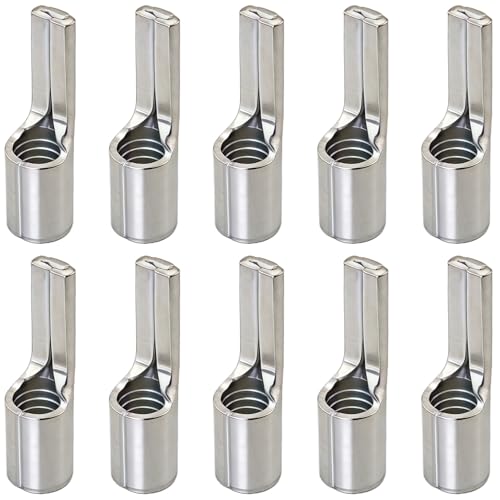 FMHXG 10PCS Wide Head Flat Copper Pin Tin Plated Solid Copper Terminal PTNB25-15 Flat Pin Terminal Connector for Automotive Motorcycle Industrial Equipment and Home Appliances