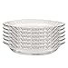Duralex Made In France Paris Glass Dinnerware Salad Plate (Set of 6), 7.8", Clear
