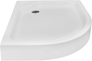 Shower Base 39x32 Inch, Square Shower Pan with Corner Drain & Anti-Slip Surface, Heavy Duty Acrylic ABS Shower Base for Bathroom, Easy Installation with Leveling Feet