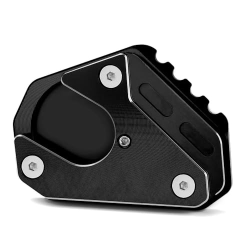 Für Husqvarna Svartpilen 125 200 250 Für Vitpilen 401 2021-2023 Motorrad Fuß Kickstand Seite Stehen Vergrößern Erweiterung(Black)