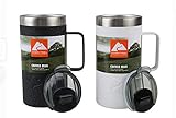 Ozark Trail Coffee Mug Set of Two 20 oz Vacuum Insulated Stainless Stee