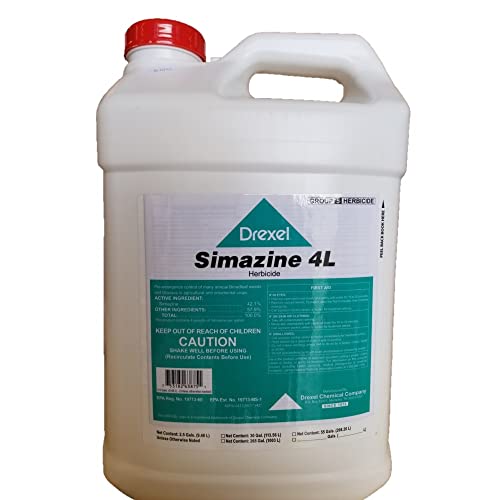 Simazine 4L - Pre-Emergent and Post-Emergent Herbicide - 2.5 Gallons