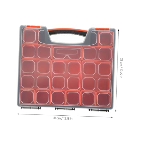 Rangement vis boulons écrous compartiments plastique transparent - 4