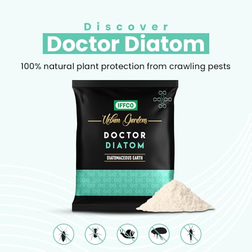 Image of IFFCO Urban Gardens - Diatomaceous Earth Powder 1.6kg - 100% Natural, Doctor Diatom for Pest Control - Chemical Free Insect Repellent Powder for Home & Garden - Safe for Pets, Kids & Edible Plants