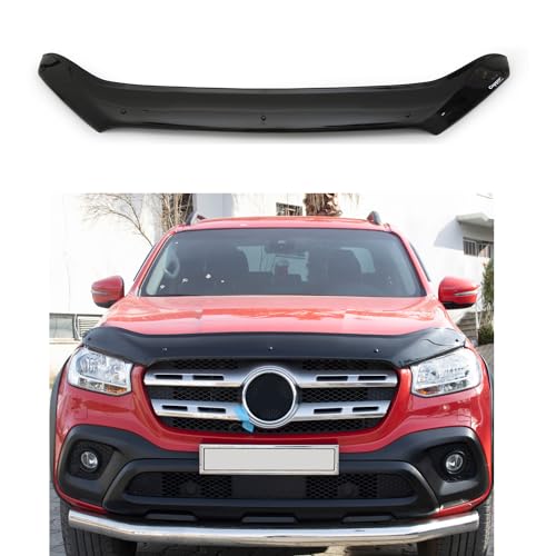 BMY Hood Deflector for Mercedes X-Class 2017-2022, Bug Shield, Black