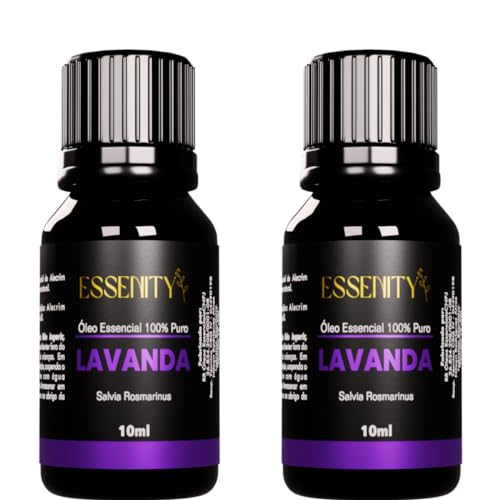 Óleo Essencial de Lavanda 10ml - 2 Unidades