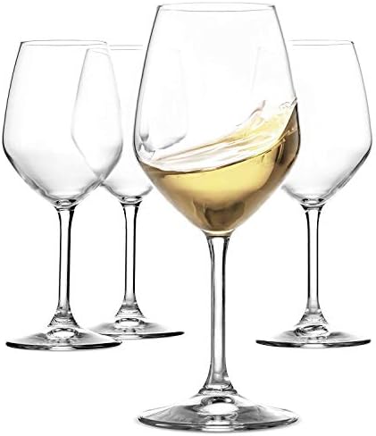 STAR WORK Delicate Crystal Wine Glass Set Of 4, 220 ounce