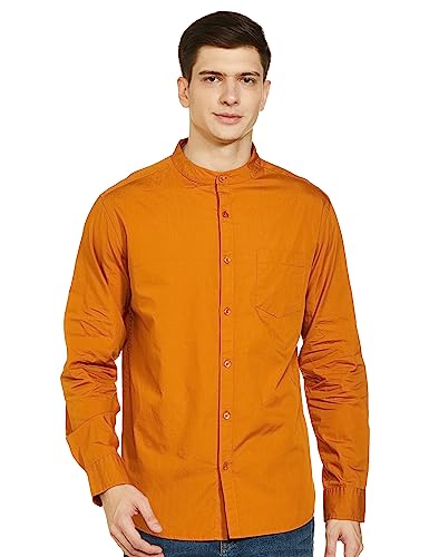 Image of Amazon Brand - Symbol Men Solid Regular Fit Casual Shirt