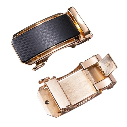 Barry.Wang Men's Belt,Slide Ratchet Belt For Gift Men Dress Pant Shirt Oxfords 1 3/8" Casual,Trim To Fit3